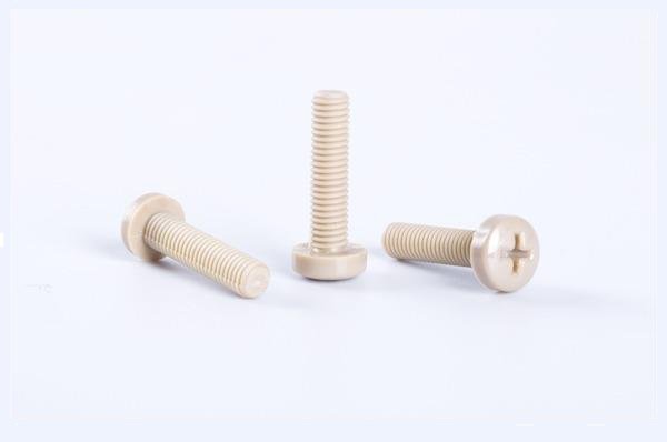 Parafuso PEEK Cabeça Redonda Cruz