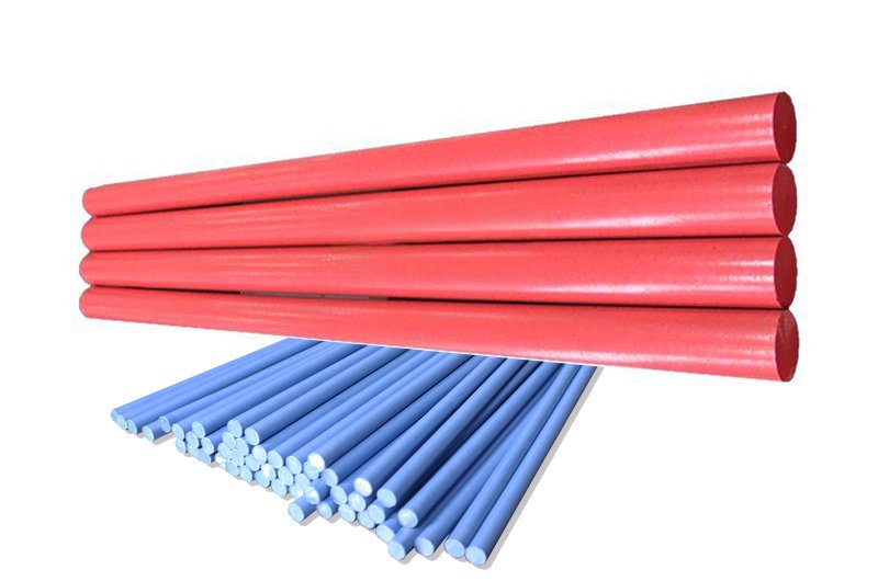 Barra de PEEK (Vermelha/Azul)