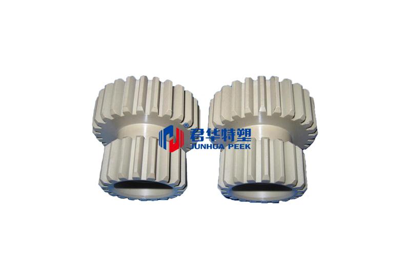 Engrenagens duplex em PEEK para máquinas de enchimento de bebidas