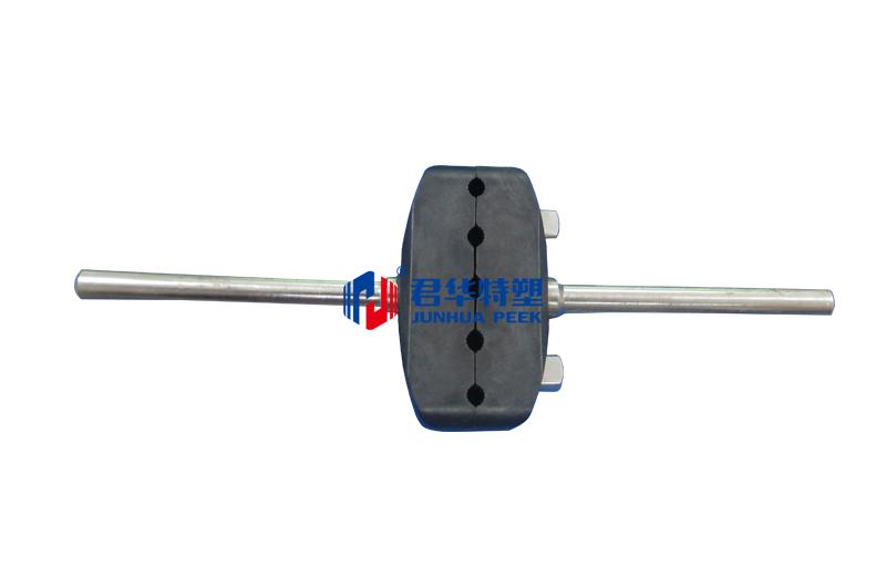 Fixa de agulha de aço de cinco furos em PEEK