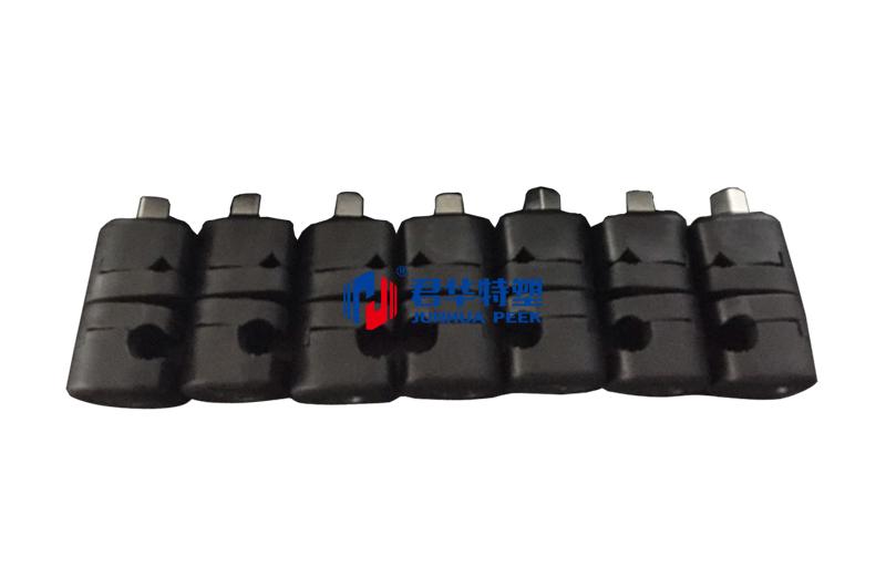 Pinça de barra de agulha para suporte de fixação externa em PEEK