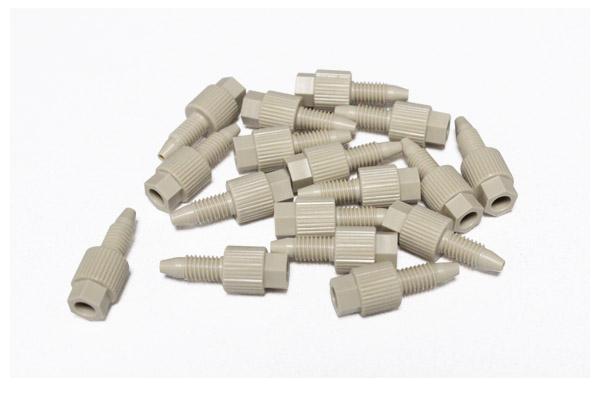 Conector integral hexagonal em PEEK