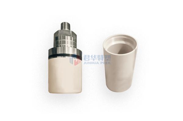 Carcaça de sensor de temperatura sem fio em tempo real em PEEK