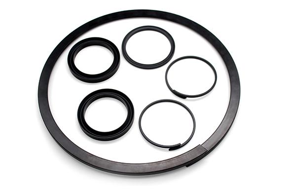 Anel de vedação PEEK preto