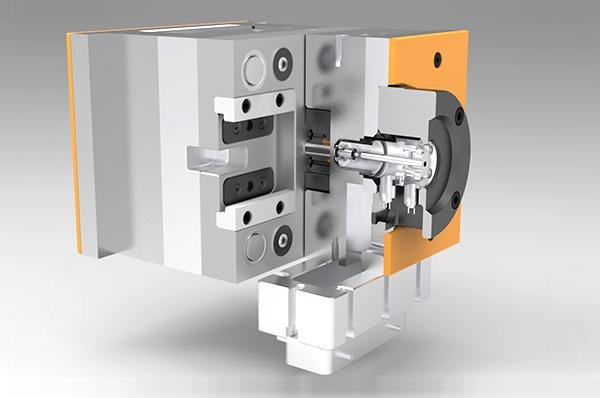 Molde de precisão para hot runner em PEEK