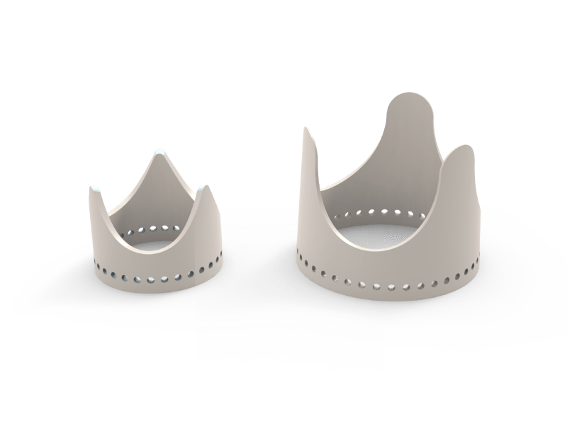 Estrutura de válvula cardíaca em PEEK