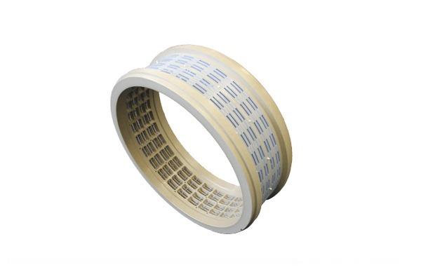 Anéis revestidos em PEEK