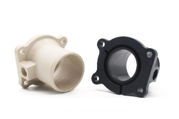 Conector de via navegável em PPS/PEEK