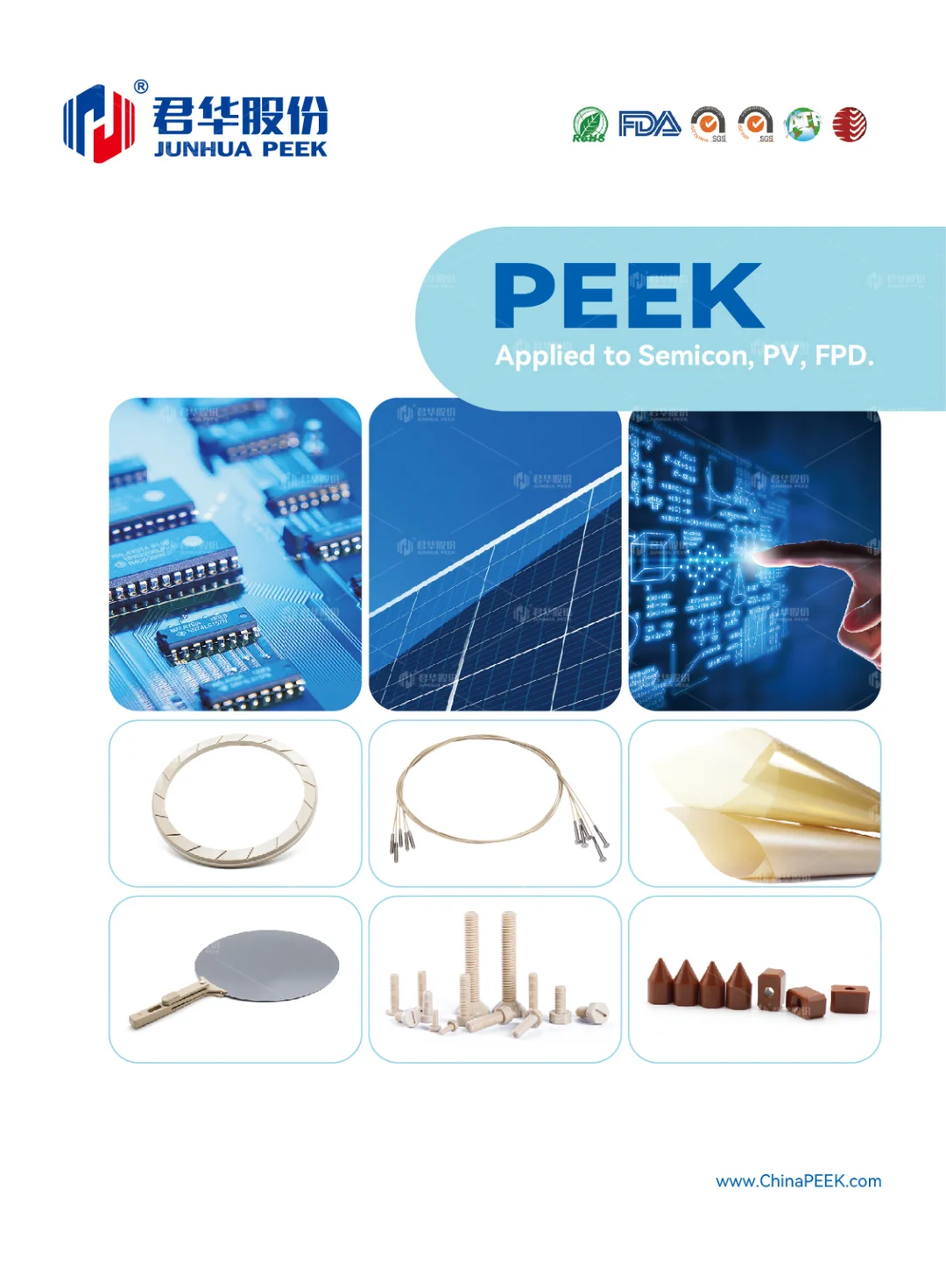 PEEK Aplicado em Semicondutores, PV, FPD
