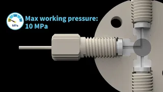 Válvula de Comutação Manual em PEEK