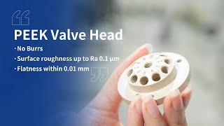 Cabeçote de Válvula em PEEK de Engenharia de Precisão: Design Livre de Rebarbas para Controle de Fluido Ininterrupto