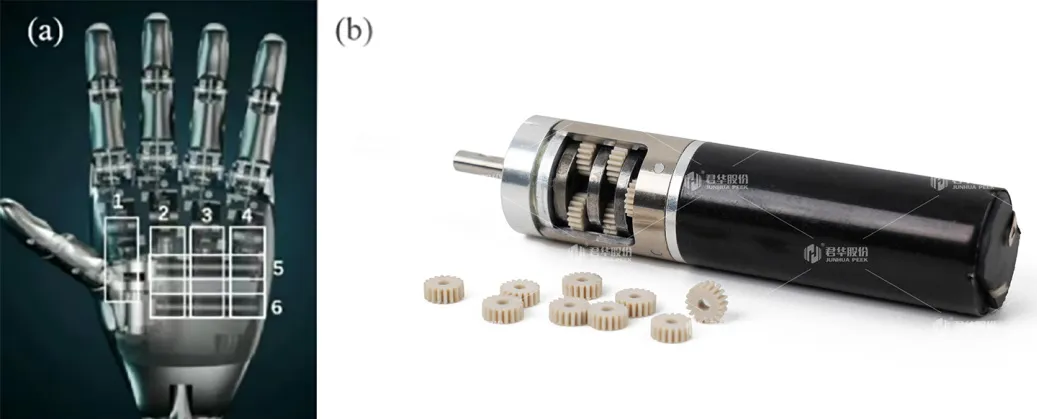 PEEK Engrenagens Redefinem o Desempenho de Acionamento de Motores de Copo Sem NúcleoNO1-Junhua
